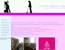 Tablet Screenshot of cleanersineastbourne.com